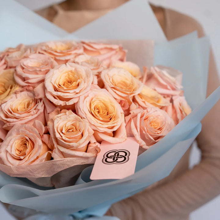 Bouquet with 25 Rose Shimmer