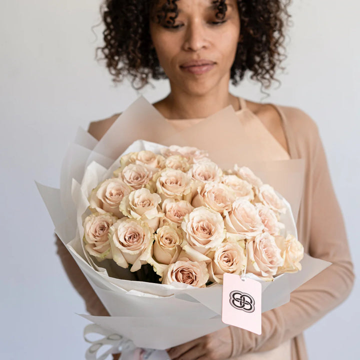 Bouquet with 25 / 50 / 75 quicksand roses