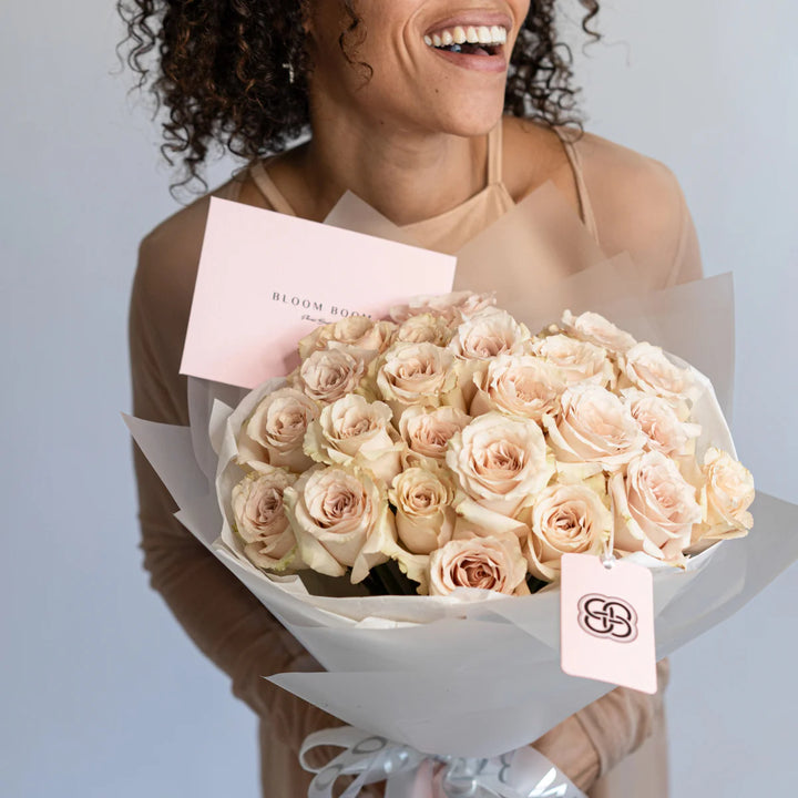 Bouquet with 25 / 50 / 75 quicksand roses