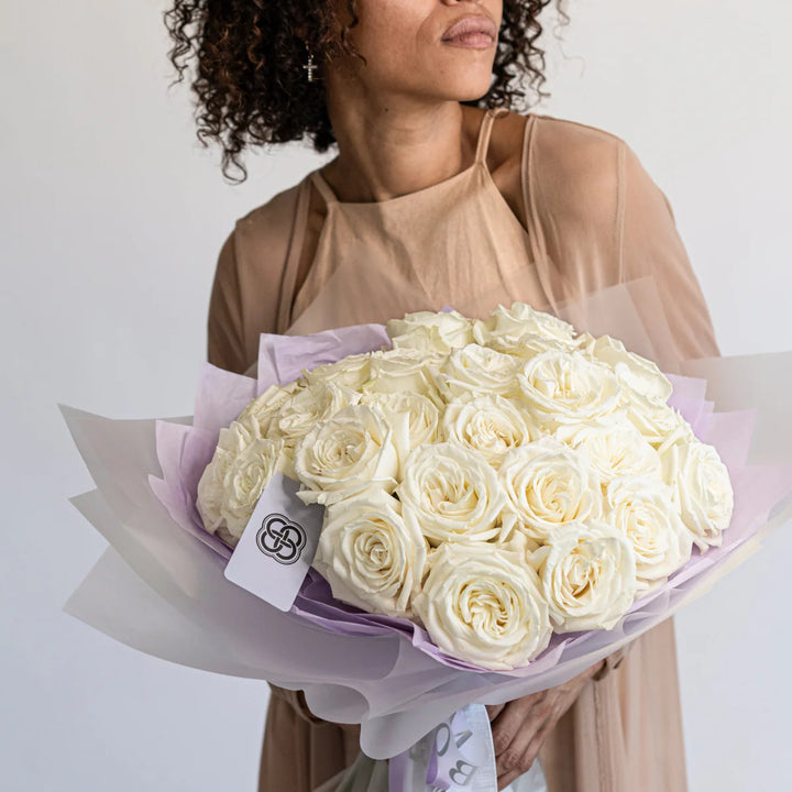 Bouquet of 25 / 50 / 75 Playa Blanca roses