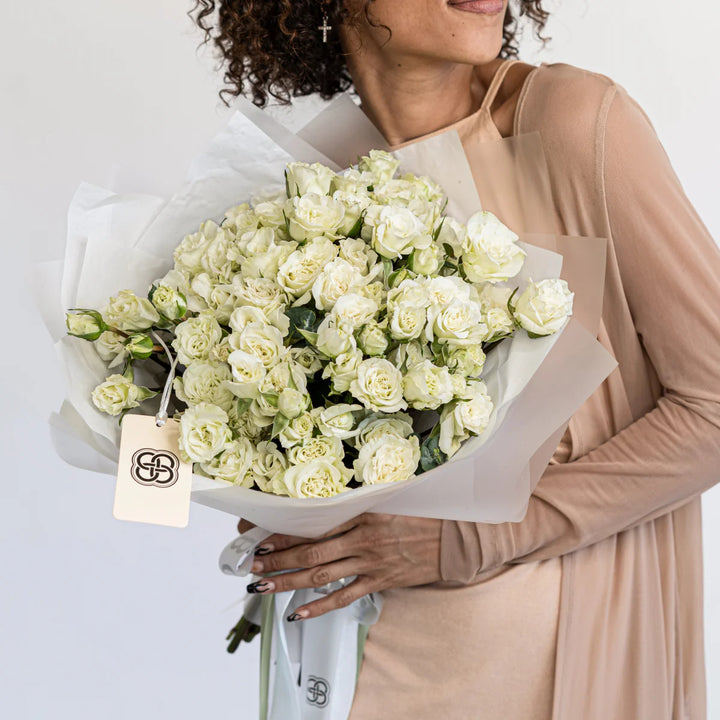 Monobouquet with 20 / 50 / 75 Spray Roses Jeanine