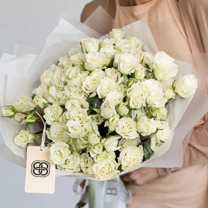 Monobouquet with 20 / 50 / 75 Spray Roses Jeanine