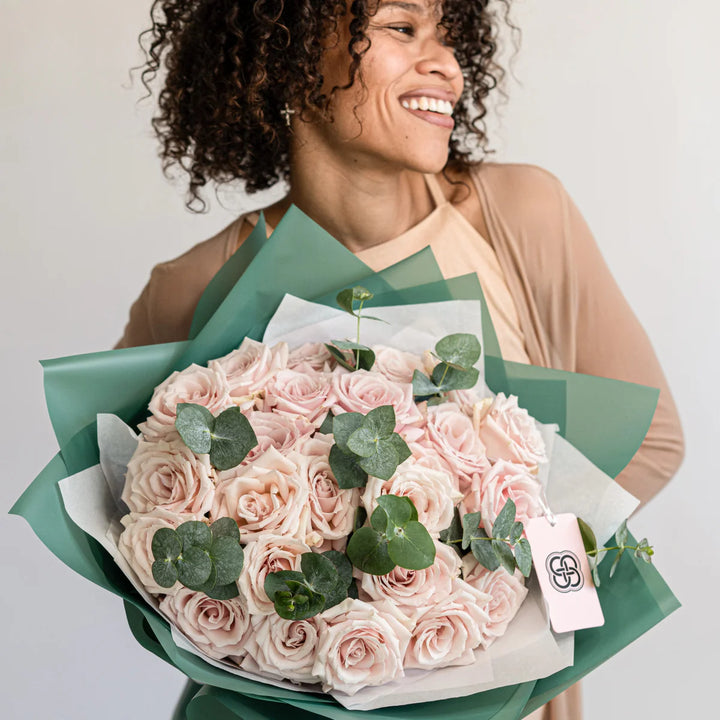 Bouquet "Sweet Escimo" with 25 roses