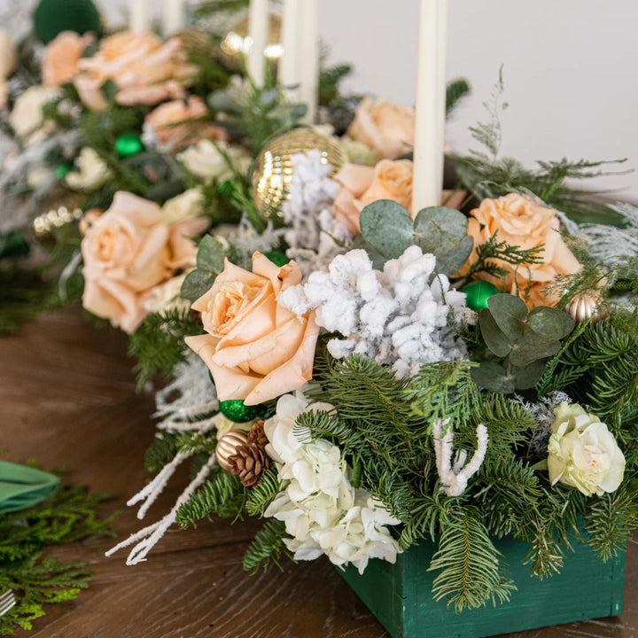 Christmas pie centerpiece
