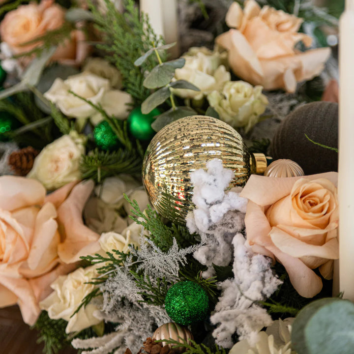 Christmas pie centerpiece