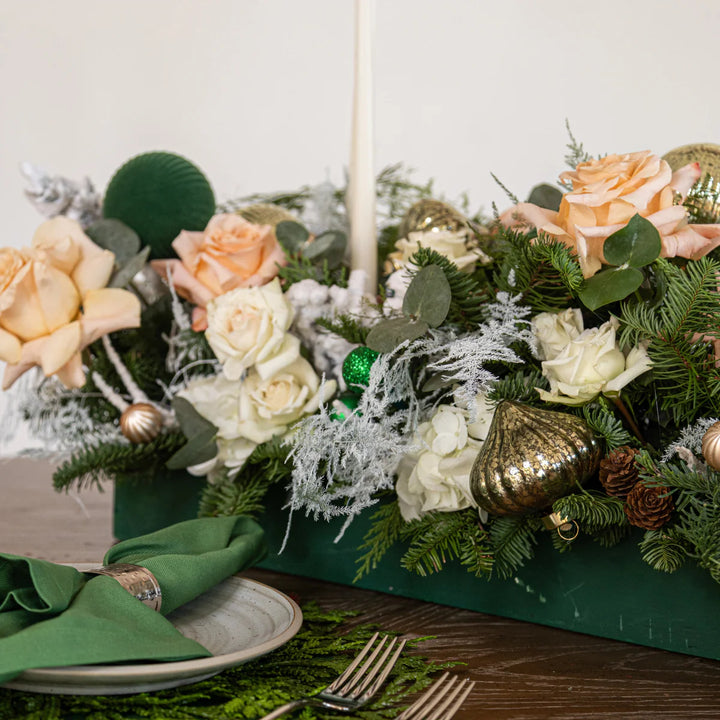 Christmas pie centerpiece