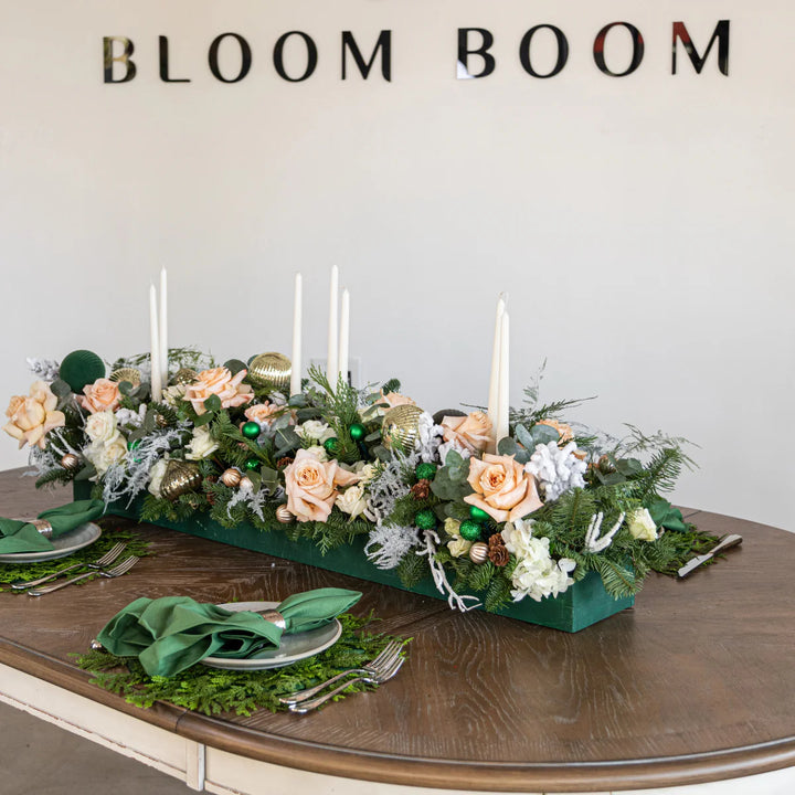 Christmas pie centerpiece