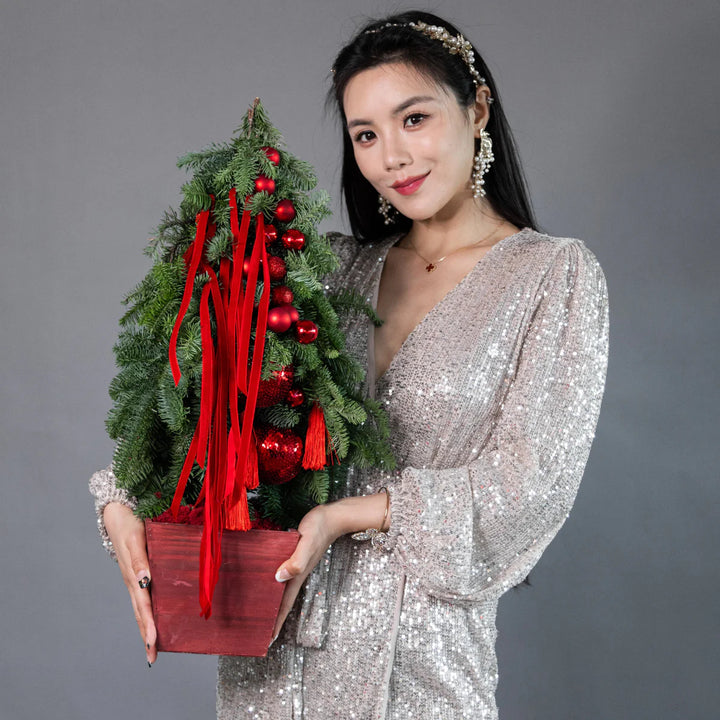 Red Christmas Tree