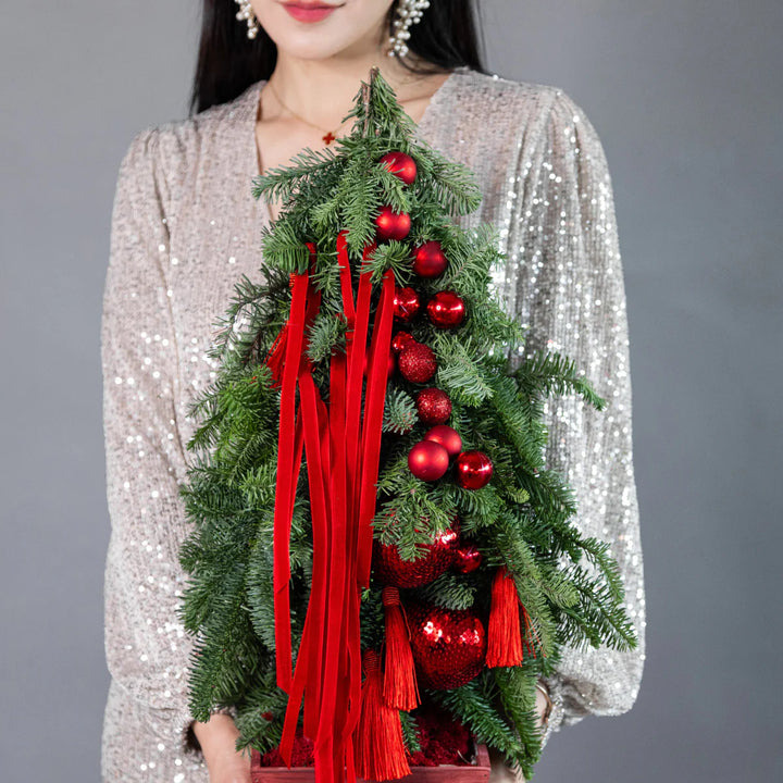 Red Christmas Tree