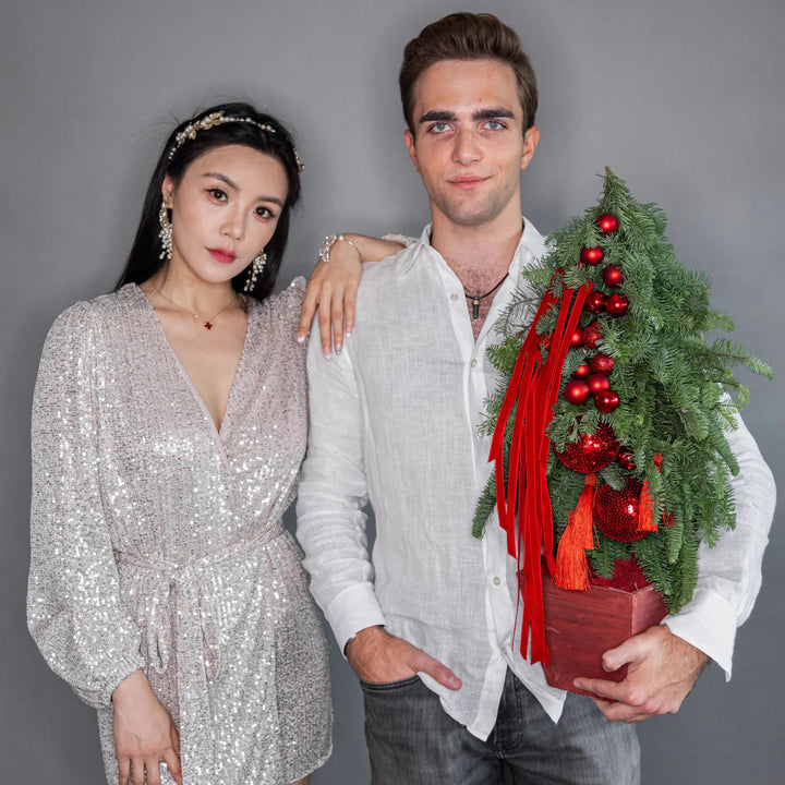 Red Christmas Tree