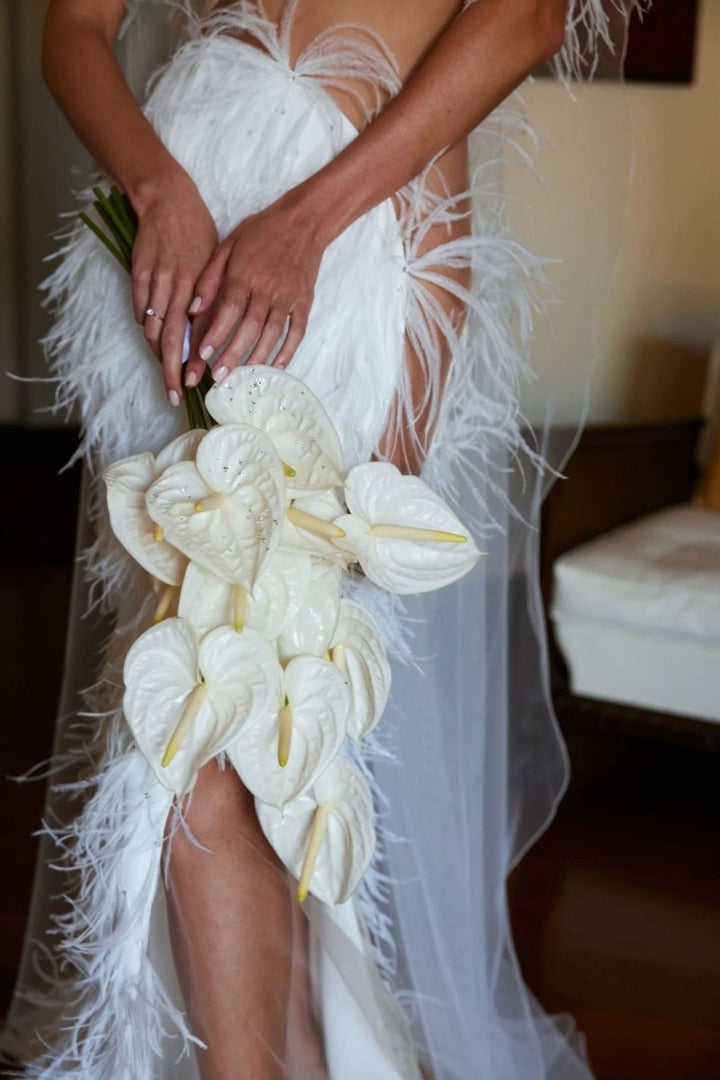Bridal bouquet with anthurium