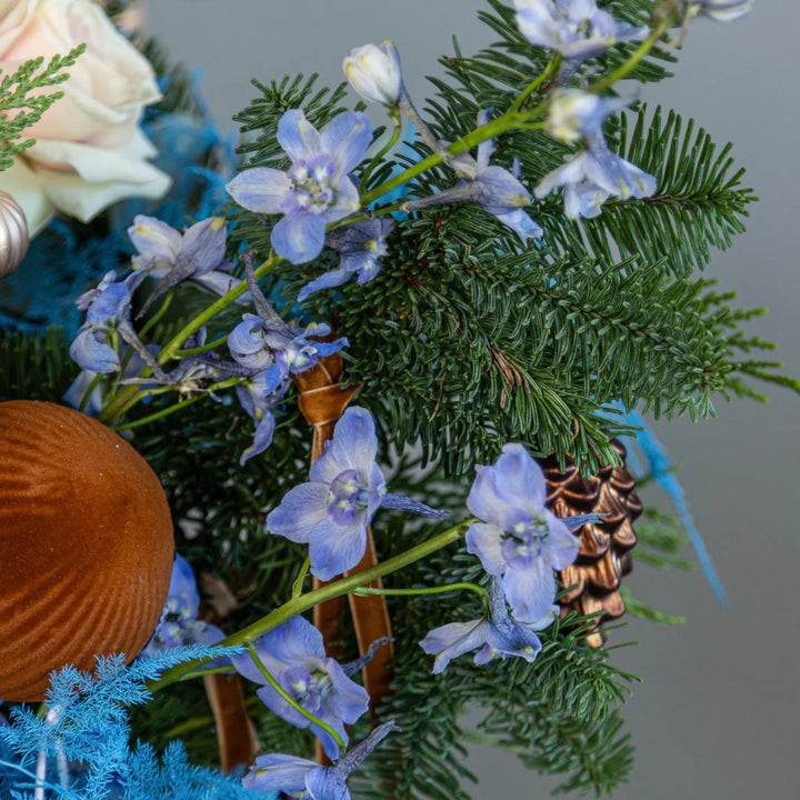 Flower box "Snowy Christmas Night"