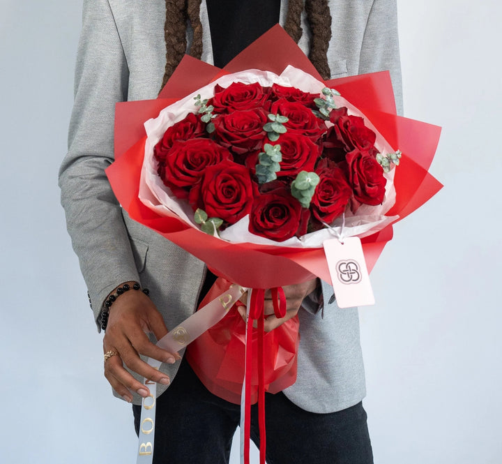 Bouquet "My sweetheart" with roses