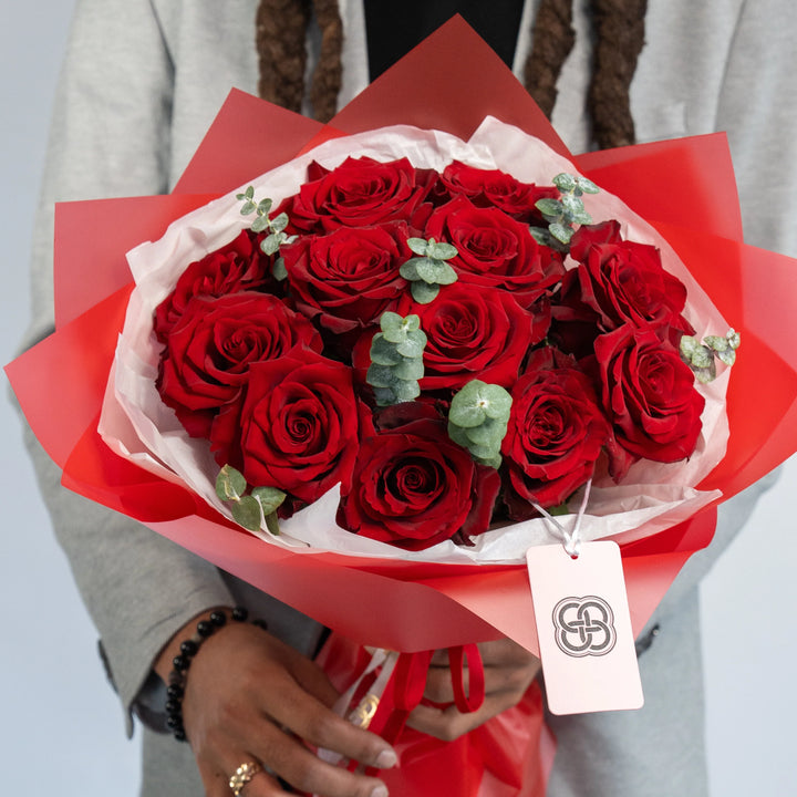 Bouquet "My sweetheart" with roses