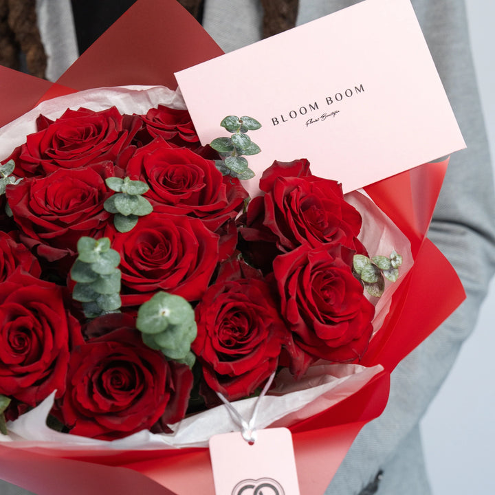 Bouquet "My sweetheart" with roses