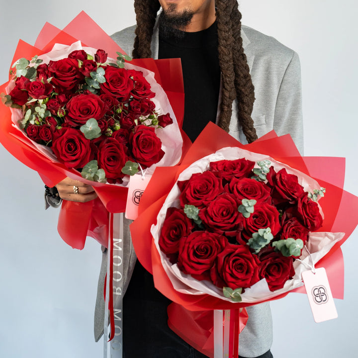 Bouquet "My sweetheart" with red roses
