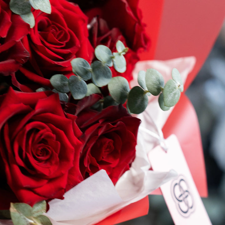 Bouquet "My sweetheart" with roses