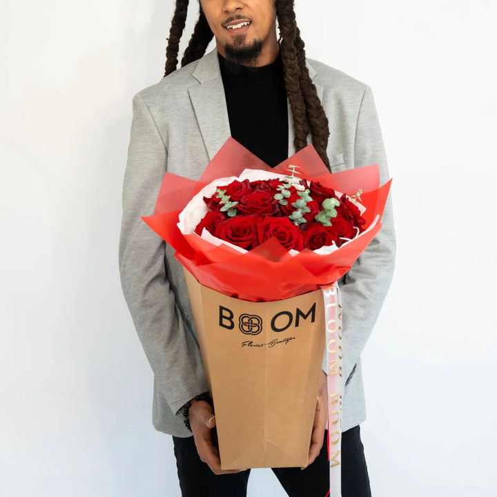Bouquet "My sweetheart" with roses