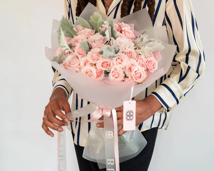 Mix bouquet Love you Mom with roses - Bloom Boom Flowers